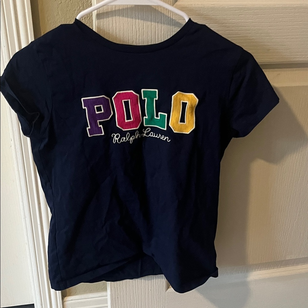 Ralph Lauren Kids Corduroy-Logo Cotton Jersey Tee